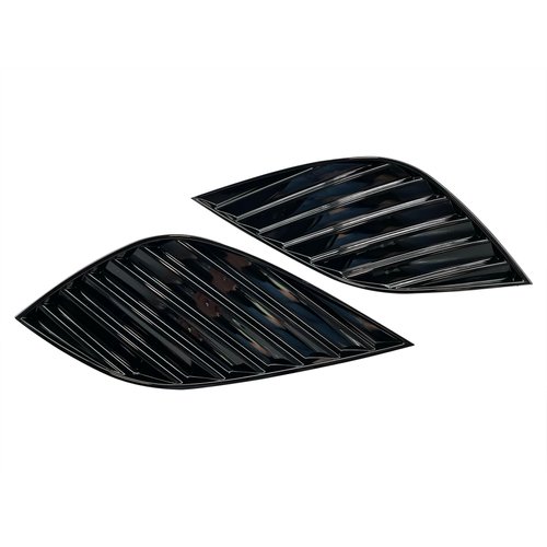 For Toyota Camry Fog Light Cover Glossy black Front Bumper Left and Right Insert Bezel trim 2018 2019 2020 SE XSE