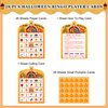PETCEE Thanksgiving Bingo Game Adults 26 Players Thanksgiving Bingo Cards Fall Autumn Bingo Game Thanksgiving Party Games Bingo Prizes for School Classroom Family Party Activities