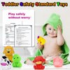Bathtub Toys for Toddlers 1-3 - Mold Free No Hole Baby Kids Infant Bath Toys 6-12-18-24 Months Water Pool Toys Age 1 2 3 4 5 6 Shower Gifts for Boys Girls 1-6 Year Old Newborn Bathtime Essentials