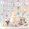 25 Pcs Two Sweet Donut Birthday Party Decorations Include Two Sweet Banner 24 Ice Cream and Donut Party Hanging Streamers 2nd Birthday Decorations for Girl Ice Cream Donut Decor