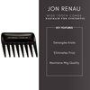 Jon Renau Wide Tooth Comb - Detangling Comb For Synthetic, HD Fiber & Human Hair (3-Pack)