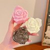 4 hair clips: rose claw clip is suitable for thick hair half grab, curly hair, strong styling non-slip, suitable for women's fast hair
