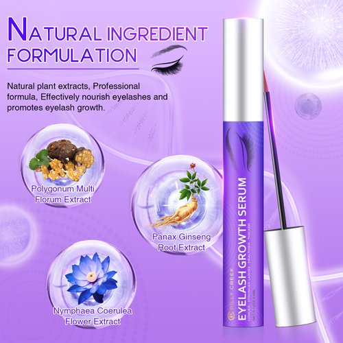 Premium Eyelash Growth Serum and Eyebrow Enhancer, Lash Serum, Eyelash Serum, Boost Lash Growth Serum, Advanced Formula - Boost, Longer, Thicker, Fuller Lashes