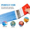 Falling in Art Flat Paddle Paint Brush, Scale Brush for Oil and Acrylic Paints,4 Inch