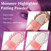 Ofanyia Highlighter Powder Stick, Polvo De Hadas Highlight Patting Powder, Body Brighten Glitter Shimmer Three-dimensional Sparkle Patting Powder for Face Eyes Lips Hair Body Glow Makeup