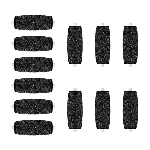 Mayting 12 Extra Coarse Replacement Roller Refill Heads Compatible with Amope Pedi Refills Electronic Perfect Foot File