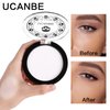 UCANBE White Pressed Setting Powder for Special Effects & Halloween Makeup, Translucent Matte Finishing Powder, Baking White Face Powder for Long Lasting Coverage, Portable Compact