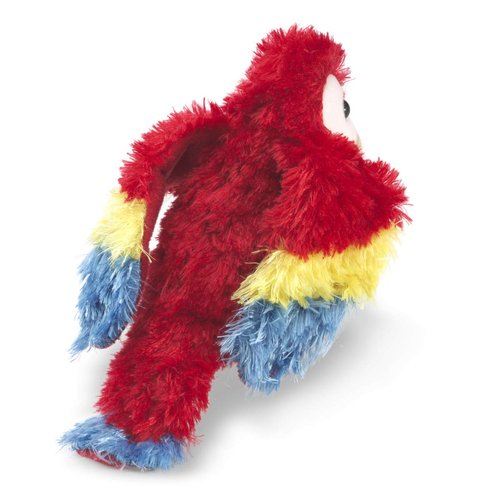 Folkmanis Mini Scarlet Macaw Finger Puppet