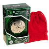 Spiral Hanayama Brain Teaser Puzzle, Level 5 Difficulty Rating, RED Velveteen Drawstring Pouch, Bundled ItemsQ