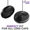 Altura Photo 5 Pcs Lens Cap Keeper, Camera Lens Cap Leash for DSRL & Mirrorless Lenses - Lens Cap Tether/Lens Holder for Canon, Nikon, Sony, Sigma, Tamron & Others Camera Lens Accessories