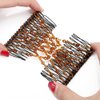 Greatstar 6Pacs EZ Stretch Pearls Combs For Girl, Magic Beading Hair Comb-Double Clips Hair Styling Accessories for Women Girls Hair Beauty (6*random)