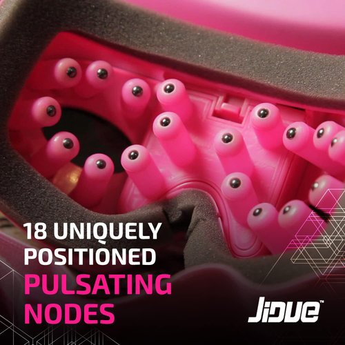 Jidue Eye Massager Stress Therapy for Face, Electric Massager, Machine Face Massager for Eye Care - Pink…