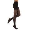 JOBST UltraSheer Diamond Pattern Compression Stockings, 15-20 mmHg, Waist High, Closed Toe, Classic Black, Medium
