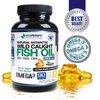 ecostream Naturals (Pack of 2) Natural Antarctic Wild Caught Omega 3 Fish Oil DPA-EPA-DHA Supplement 2,900 Milligrams Triple Strength Ultra Pure Concentrated SoftGels - No Fish Tasting Burps