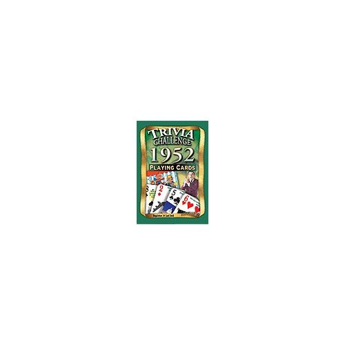 Flickback 1952 Trivia Playing Cards: Great Birthday