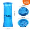 Emesis Bags, YGDZ 30 Pack Disposable Vomit Bags Blue Barf Bags, Trash Bags Garbage Bags for Aircraft Car, Throw Up Nausea Bags for Travel Motion