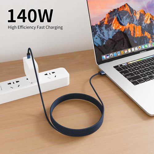 YBSGO 140W USB-C to Magnetic 3 Cable,2M/6.6FT Magnetic Charging Cable for MacBook Air 2024 M3 13/15inch,MacBook Air 2023/2022 M2,MacBook Pro 2023 M2 Max & Pro 14" 16",MacBook Pro 2021 M1 & Max 14" 16