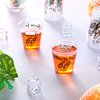 Zubebe 100 Pieces Cheers to 60 Years Shot Glasses 2 oz Disposable Cups, 60th Birthday Party Favors for Her and Him Women Men Anniversary Wedding Decorations (Black, Cheers to 60 Years)