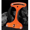 Enajucy Bike Spoke Tension Meter Spoke Wrench, Aluminum Alloy Bicycle Wheel Tool，Adjustment Wheel Repair Road Bike Indicator Meter Tensiometer Tools (Orange)