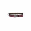 Coastal Pet K9 Explorer Reflective Adjustable Dog Collar - Comfortable Collar for The Outdoors - Durable, Lightweight Accessory with Side-Release Buckle - Berry, 5/8" x 8-12"