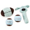Dog Is Good 4-Piece Dog Toy Gift Box – Play The Field Plush Toys Great for Games of Fetch to Exercise Your Dog