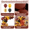 Paready Magical School Balloon Arch, 120 Pcs Wizarding World Balloon Garland, Black Burgundy Red Yellow Metallic Confetti Gold S-shaped Tail Foil Balloon for Kids Birthday Magic Theme Party Decoration