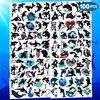 100 PCS Orca Whale Birthday Party Decorations Favors Supplies Sea Ocean Killer Whale Temporary Tattoos Stickers for Girls Boys Cute Gifts School Prizes Rewards