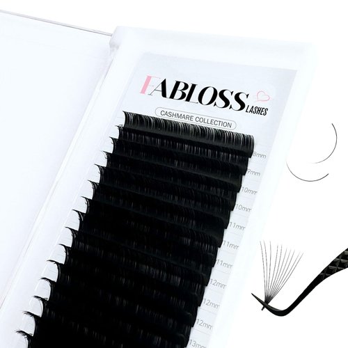 Volume Lash Extensions 0.03-0.07mm C D CC Curl Eyelash Extensions 8-20mm Easy Fan Volume Lashes Semi Permanent Individual Lash Extension Long Lasting Blooming Lashes (0.03-CC, 8-15mm mix)