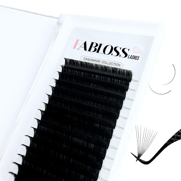 Volume Lash Extensions 0.03-0.07mm C D CC Curl Eyelash Extensions 8-20mm Easy Fan Volume Lashes Semi Permanent Individual Lash Extension Long Lasting Blooming Lashes (0.03-CC, 8-15mm mix)