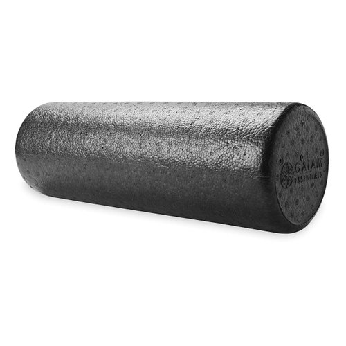 Gaiam Essentials Foam Roller, High Density, 18 Inch, Black