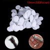 500Pcs Microdermabrasion Cotton Filters Replacement 10mm Dia Dermabrasion Filters,Facial Vacuum Filters Accesories,Microdermabrasion Filters Sponge Filter for Suction Microdermabrasion Machine (White)