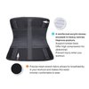 SHAPERX Women Waist Trainer Belt Waist Trimmer Belly Band Body Shaper Sports Girdles Workout Belt (SZ8002-Black, Medium)