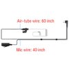 AIRSN A 2 Pin Earpiece Headset for Motorola CP200,GP300,CLS1110,CLS1410 Walkie Talkies/Two Way Radio with Transparent Acoustic Tube (Pack of 2)