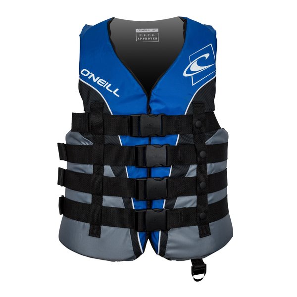 O'Neill Men's Superlite USCG Life Vest,Pacific/Smoke/Black:White,M