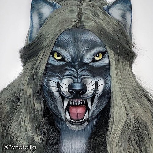 Mehron Makeup StarBlend Cake Makeup | Wet/Dry Pressed Powder Face Makeup | Powder Foundation | Monster Grey Face Paint & Body Paint 2 oz (56g)