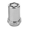 MCGARD 25257 Chrome Tuner Style Cone Seat Wheel Locks (M12 x 1.5 Thread Size) - Set of 4