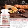 Gluten Away Dietary Supplement – Extra Strength Digestive Enzyme Health Gluten & Casein, Slower Digestion Release Protein Amino Acid in Bloodstream for Men and Women – 60 Capsules.