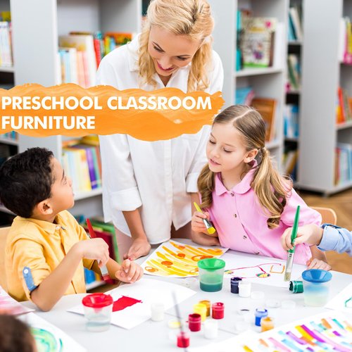 TOUHKAN Toddler Paint Brushes Paint Cups, Droppers for Kids, No Spill Paint Cups for Kids, Plastic Liquid Dropper for Kids Crafts, Spill Proof Paint Cups for Preschool Classroom Furniture