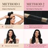 GOO GOO Clip in Hair Extensions Real Human Hair, 18inch 110g 7Pcs, 2 Dark Brown, Remy Human Hair Extensions Clip ins for Women, Natural Human Hair