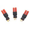 3Pack ShareGoo RC Deans T Plug Male to HXT 4.0mm Female Plug HXT Adapter for RC Car FPV Boat LiPo NiHM Battery Charger ESC