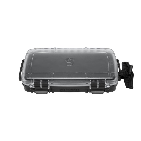 geckobrands Waterproof Dry Box, Medium, Black