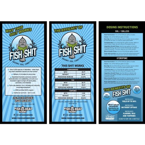 Fish Head Farms Organic Soil Conditioner for Yield and Flavor Enhancement. Useful in both Garden and Hydroponics Applications. 500 mL