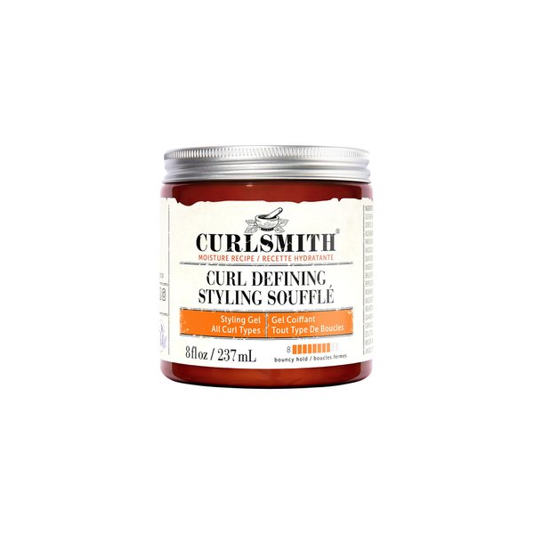 CURLSMITH - Curl Defining Styling Soufflé - Vegan Medium Hold Styling Gel for Wavy, Curly and Coily Hair (8oz)