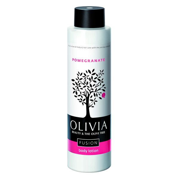 Olivia Olive Beauty :Refreshing Body Lotion with Organic Olive Fruit & Pomegranate extracts, from Greece, 10.1 oz.