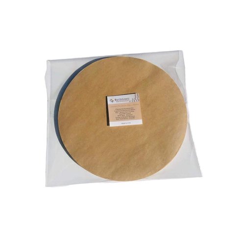 Natural Parchment Paper Unbleached 14" Inch 200 Baking Round/Circles Sheets | Worthy Liners Non-Stick Precut Baking Parchment, Perfect for baking pizza and cakes (200)