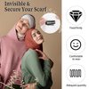 16pcs Clips for Hair Extensions 10-Teeth Wig Clips to Secure Wig No Sew,Invisible Strong Hijab Pins Chunni Clips for Woman Veil Hair Extensions Hairpieces
