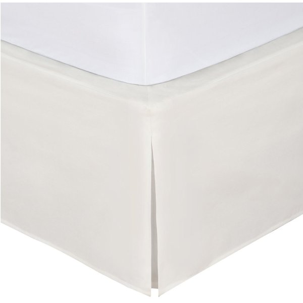 Fancy Collection Easy Care Bed Skirt Pleated Microfiber 14 inch Drop Bed Skirt Solid New (Beige, Full)