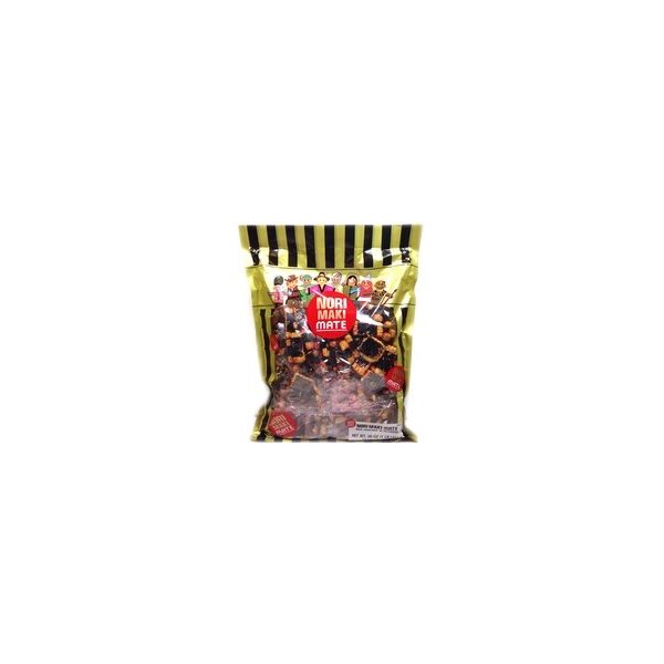 Shirakiku Nori Maki Mate (Rice Crackers with Seaweed) - 16oz [ 3 units]