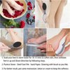 2 Pcs 4 in 1 Foot Scrubber Dead Skin Remover for Feet, Including Foot Files, Heel Scraper, Foot Brush and Pumice Stone, Multi Purpose Foot Callus Remover Pedicure Tools