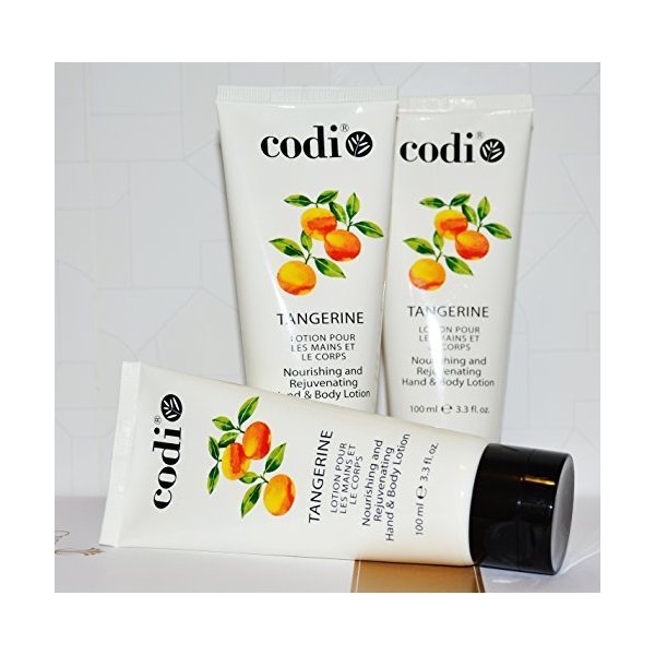 Codi Nourishing and Rejuvenating Hand & Body Lotion 100ml/ 3.3 oz TANGERINE pack of 3 pieces